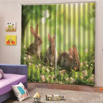 Animal Rabbit Window Kitchen Bay Screen Curtains for Living Room Home Transparent Sheer Curtain Drapes drop ship
Animal Rabbit Window Kitchen Bay Screen Curtains for Living Room Home Transparent Sheer Curtain Drapes drop ship
