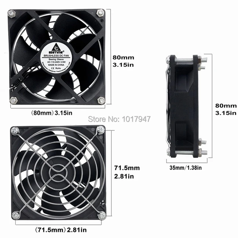 EC Fan 8025 3