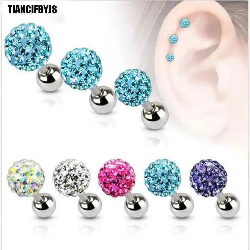 TIANCIFBYJS 1pcs Tragus Piercing Ear Cartilage Earring 316L steel Body Jewelry Helix Daith Ear Piercing For Woman Labret Lip Bar
TIANCIFBYJS 1pcs Tragus Piercing Ear Cartilage Earring 316L steel Body Jewelry Helix Daith Ear Piercing For Woman Labret Lip Bar