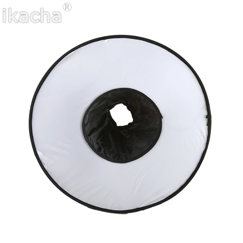 18 45CM Round Flash Diffuser Universal Folded Ring Softbox (5)