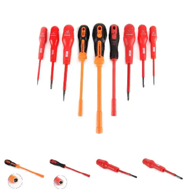 9 Pcs/Set Insulated Screwdriver Kit Multifunctional Electrician Precision Insulation Repair Tools SDF-SHIP
9 Pcs/Set Insulated Screwdriver Kit Multifunctional Electrician Precision Insulation Repair Tools SDF-SHIP