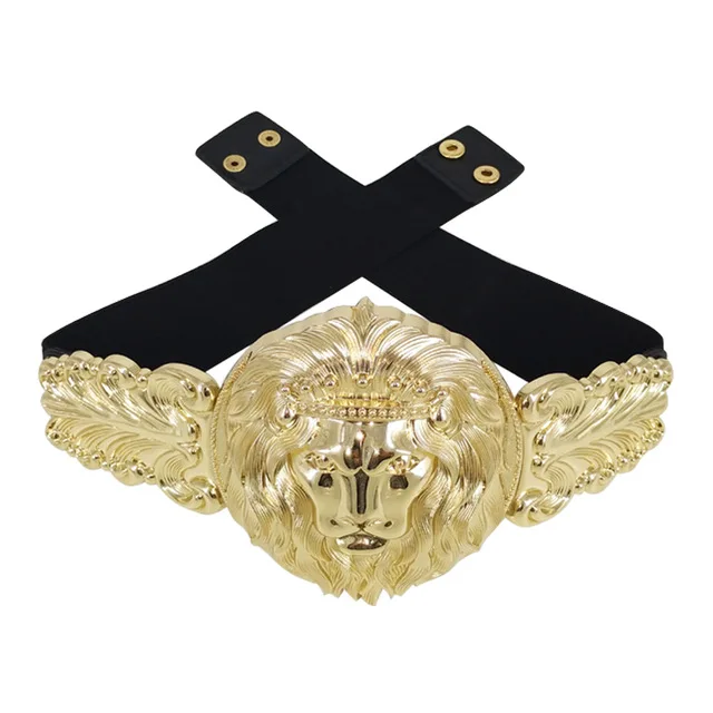 Golden Belt Fashion Women's Dresses Metal Wide Belt Luxury Brand Designer Women's Elastic Belt Dresses
Golden Belt Fashion Women's Dresses Metal Wide Belt Luxury Brand Designer Women's Elastic Belt Dresses