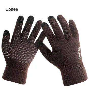 Winter Men Gloves Touch Screen Warm Knitted Patchwork Mittens Solid Driving Gloves Free Size
Winter Men Gloves Touch Screen Warm Knitted Patchwork Mittens Solid Driving Gloves Free Size