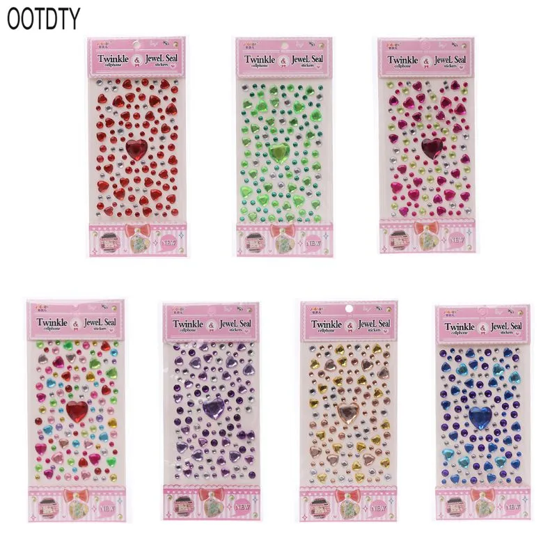Heart Shape Crystal Diamond Sticker DIY Decal Mobile Art Self Adhesive Scrapbooking Stickers Kids Toy
Heart Shape Crystal Diamond Sticker DIY Decal Mobile Art Self Adhesive Scrapbooking Stickers Kids Toy
