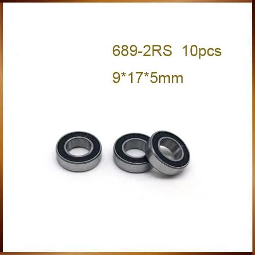Free shipping 10PCS 689-2rs Bearing ABEC 9x17x5 MM Miniature 689Z Ball Bearings 618/9rs 689 2RS
Free shipping 10PCS 689-2rs Bearing ABEC 9x17x5 MM Miniature 689Z Ball Bearings 618/9rs 689 2RS