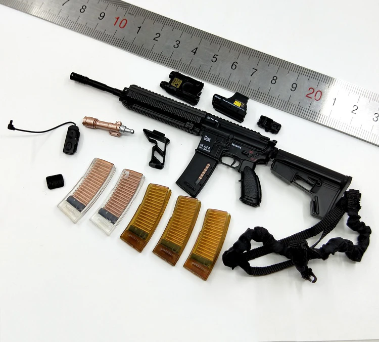 1/6 Scale M014 CIA HK416 Weapon Models Set for 12''Action Figures Bodies Accessories
1/6 Scale M014 CIA HK416 Weapon Models Set for 12''Action Figures Bodies Accessories