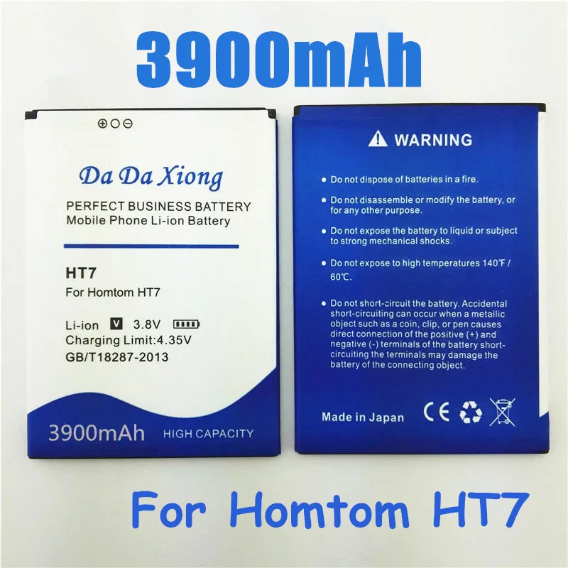 New High quality 3900mAh Homtom HT7 Battery for Homtom HT7 Battery for Homtom HT7 PRO
New High quality 3900mAh Homtom HT7 Battery for Homtom HT7 Battery for Homtom HT7 PRO