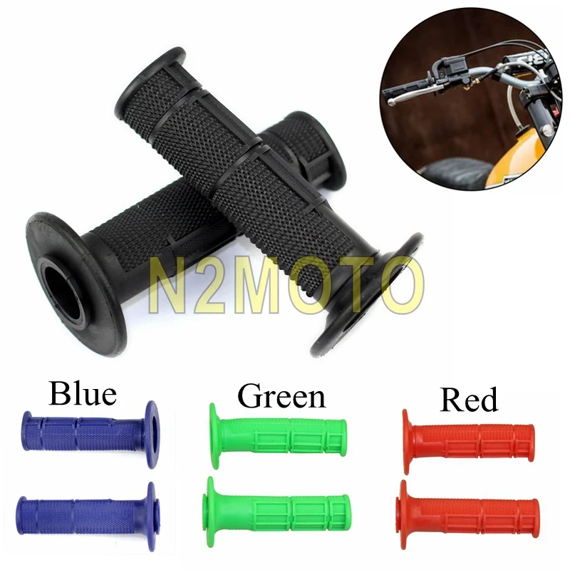 Motorcycle 7/8" Soft Rubber Handlebar Grip Non-Slip Bar End Grip for Honda Suzuki Kawasaki MX Pit Dirt Bike Motorcycle Black
Motorcycle 7/8" Soft Rubber Handlebar Grip Non-Slip Bar End Grip for Honda Suzuki Kawasaki MX Pit Dirt Bike Motorcycle Black