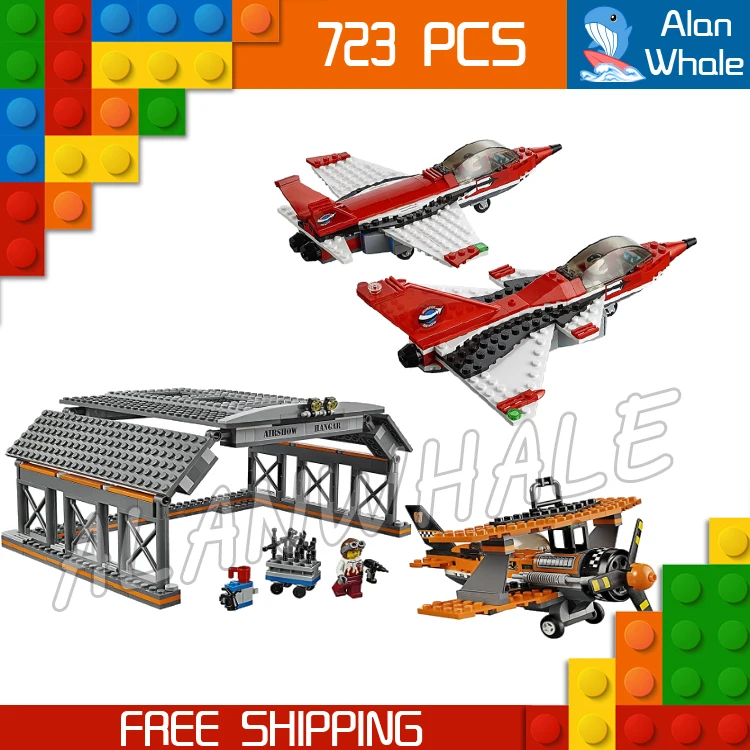 723pcs City Airport Air Show Jet Plane Hangar Model Building Blocks 02007 Assemble Gifts Bricks Children Compatible With lego
723pcs City Airport Air Show Jet Plane Hangar Model Building Blocks 02007 Assemble Gifts Bricks Children Compatible With lego