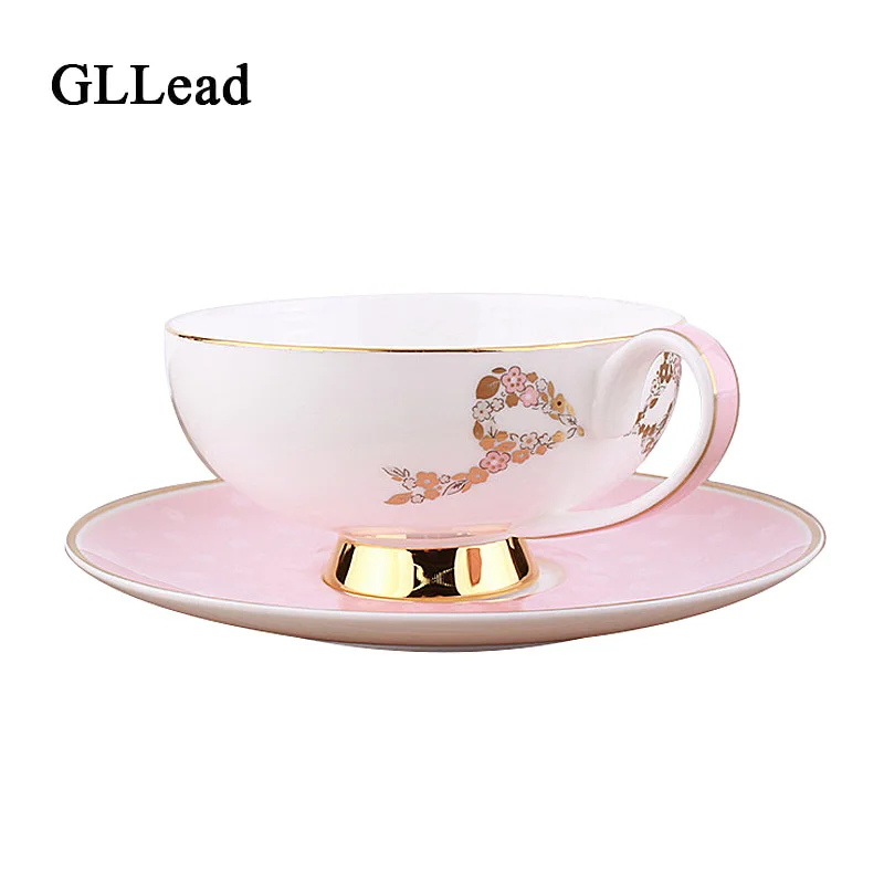 GLLead Pink Ceramic Tea Cup Bone China Coffee Cups And Saucers Set Afternoon Teacup Porcelain Drinkware
GLLead Pink Ceramic Tea Cup Bone China Coffee Cups And Saucers Set Afternoon Teacup Porcelain Drinkware