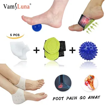 Plantar Fasciitis Inserts, Arch Support, Massage Ball, Best for Heel Pain Treatment, Cracked Heel Protectors, Foot Massager
Plantar Fasciitis Inserts, Arch Support, Massage Ball, Best for Heel Pain Treatment, Cracked Heel Protectors, Foot Massager