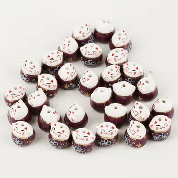 30pcs/lot Cute Lucky Cat Ceramic Beads Charm Beads Animal Porcelain Loose Spacer Beads For Charm Bracelet Jewelry DIY Making
30pcs/lot Cute Lucky Cat Ceramic Beads Charm Beads Animal Porcelain Loose Spacer Beads For Charm Bracelet Jewelry DIY Making