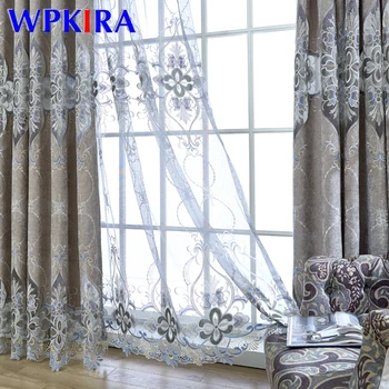 European Velvet Curtains For Living Room Grey Luxury Embroidery Blind Drapes Window Panel Fabric Curtain For Bedroom WP078-30
European Velvet Curtains For Living Room Grey Luxury Embroidery Blind Drapes Window Panel Fabric Curtain For Bedroom WP078-30