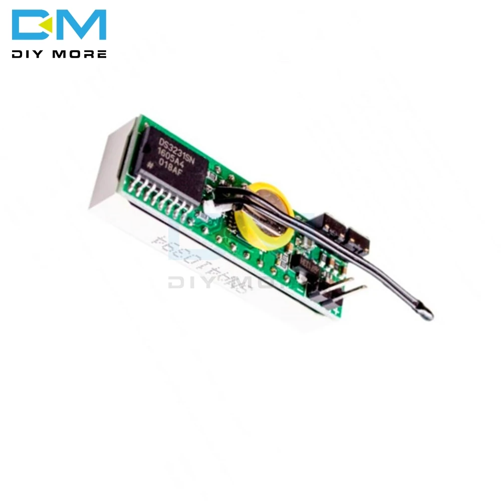 DS3231SN 3 in 1 LED Digital Clock Temperature Voltage Module DIY Electronic NEW 