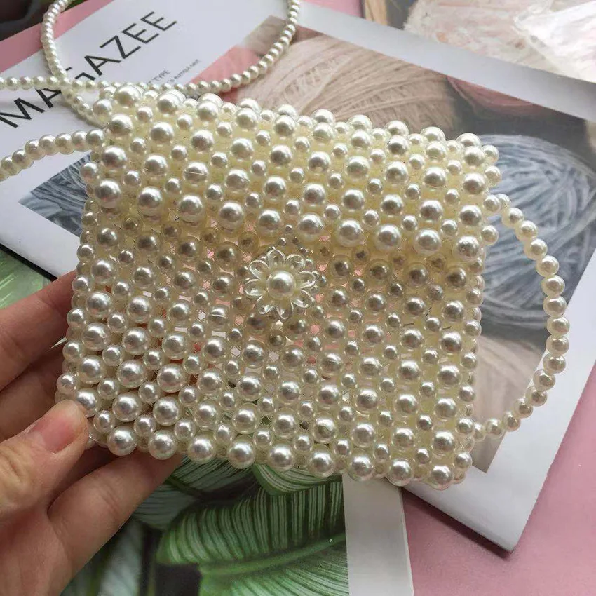 Hand-woven Pearl Bag Lady Net Red with The Same Style Small Crowd Design Ins Inclined Pearl Bag
Hand-woven Pearl Bag Lady Net Red with The Same Style Small Crowd Design Ins Inclined Pearl Bag
