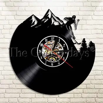 1Piece Personality Skiing Vinyl Record Wall Clock Extreme Sport Modern Home Decorative Watch Time Wall Art Skiing Unique Gift
1Piece Personality Skiing Vinyl Record Wall Clock Extreme Sport Modern Home Decorative Watch Time Wall Art Skiing Unique Gift