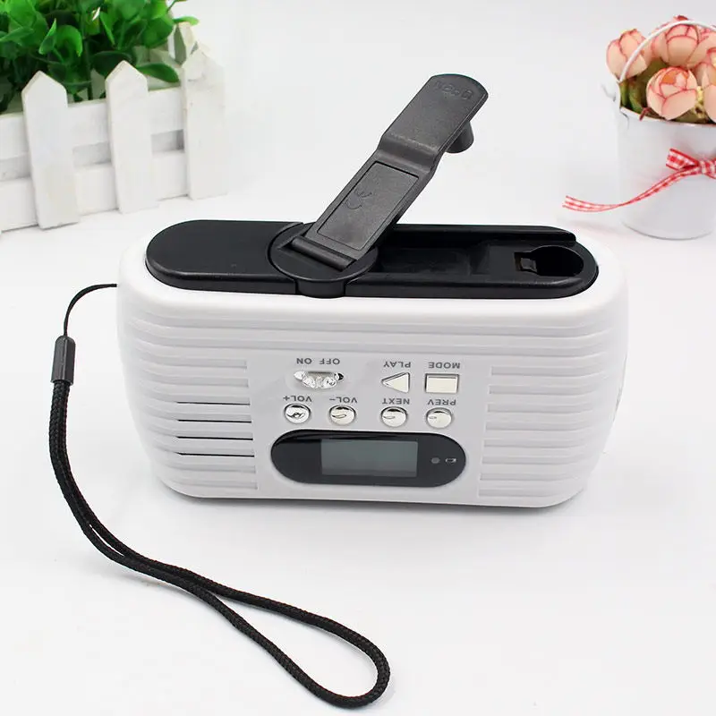 Portable AM FM Radio LED Light USB Phone Charger Solar Energy Hand Shake Lithium Battery Powered Outdoor power Bank With Speaker
Portable AM FM Radio LED Light USB Phone Charger Solar Energy Hand Shake Lithium Battery Powered Outdoor power Bank With Speaker