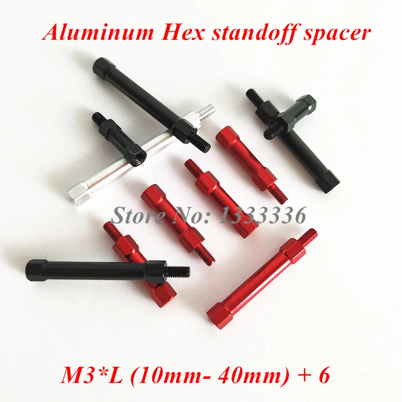 10pcs M3 Hex Step Pillar Aluminum Standoff Spacer For RC Parts aluminum Rods Screws M3*10/15/20/21/24/25/30/32/34/35/40+6mm
10pcs M3 Hex Step Pillar Aluminum Standoff Spacer For RC Parts aluminum Rods Screws M3*10/15/20/21/24/25/30/32/34/35/40+6mm