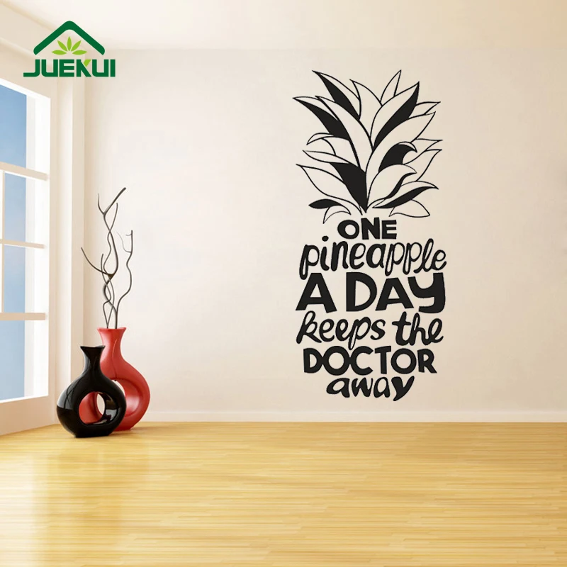One Pineapple A Day Removable Wall Stickers for Refrigerator Vinyl Decals Living Room Bedroom Art Decor Murals K351
One Pineapple A Day Removable Wall Stickers for Refrigerator Vinyl Decals Living Room Bedroom Art Decor Murals K351