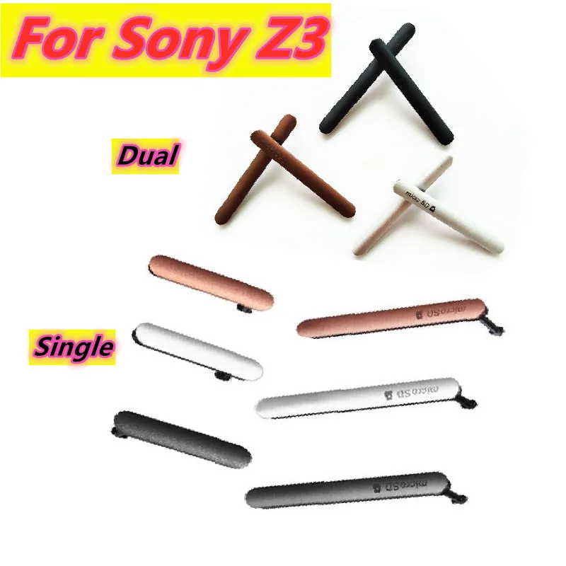 NEW Charger usb Cover Charger Port Dust Plug Cover + SIM Card Port Slot Cover for Sony Xperia Z3 Dual D6633 D6683 Single D6603
NEW Charger usb Cover Charger Port Dust Plug Cover + SIM Card Port Slot Cover for Sony Xperia Z3 Dual D6633 D6683 Single D6603