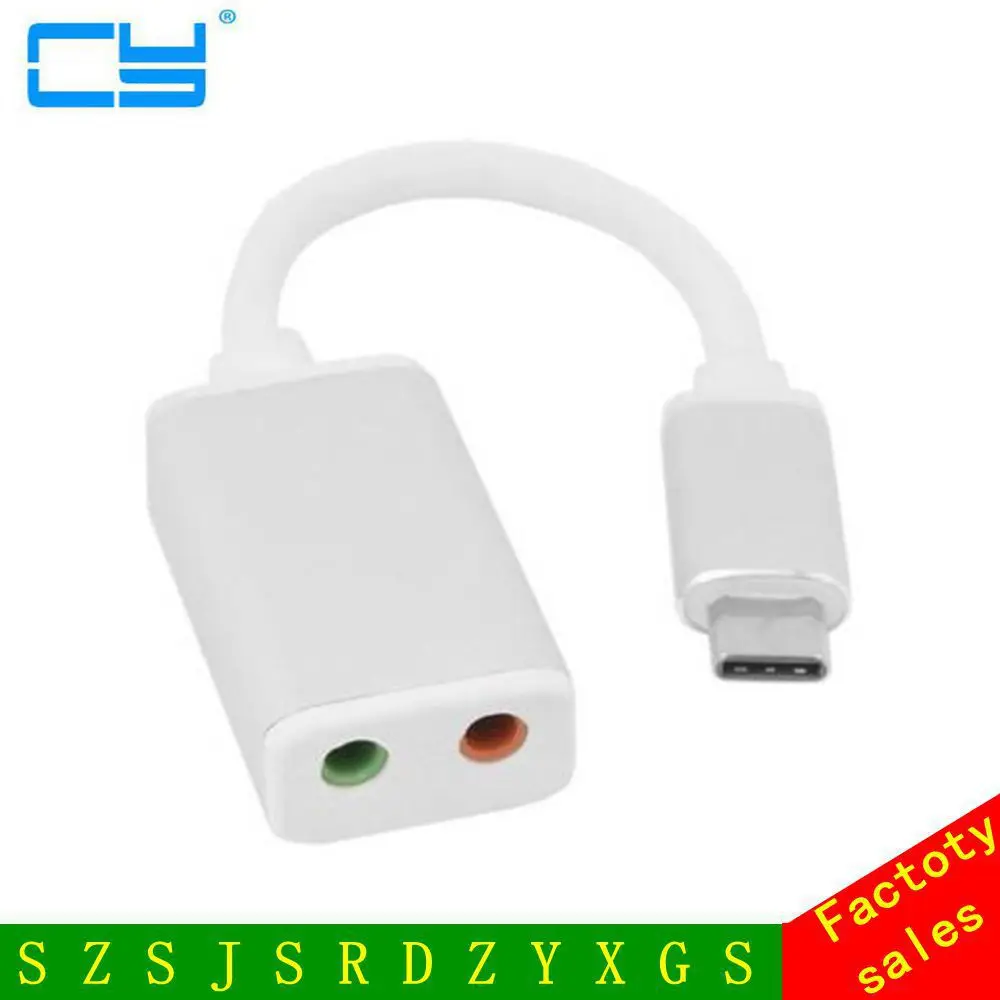 NEW High Quality USB 3.1 Type C Male to 3.5mm Audio Speakder Microphone Female Adapter for New Mac book & Chromebook & XPS13
NEW High Quality USB 3.1 Type C Male to 3.5mm Audio Speakder Microphone Female Adapter for New Mac book & Chromebook & XPS13