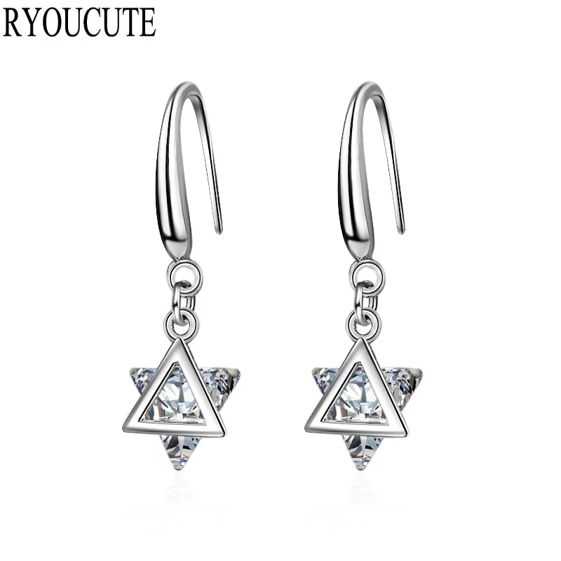 New Arrivals 925 Sterling Silver Cubic Zirconia David Star Drop Earrings for Women Girls Gift Hot Fashion Pendientes Brincos
New Arrivals 925 Sterling Silver Cubic Zirconia David Star Drop Earrings for Women Girls Gift Hot Fashion Pendientes Brincos