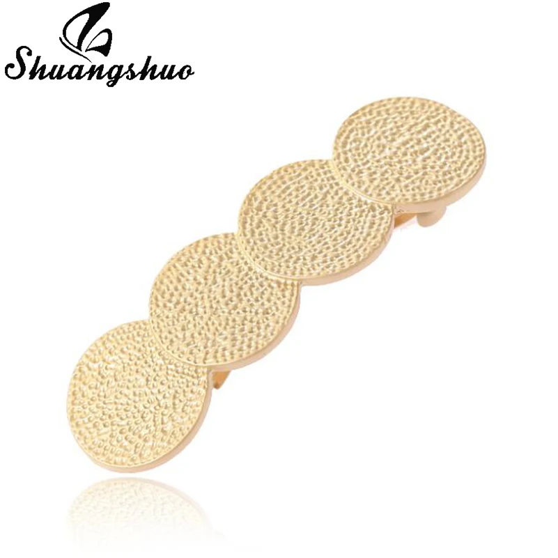 Shuangshuo Women's Simple Elegant Metal Round Hair Clips Geometric Round Hairpin Hair Pins Hair Jewelry Bridal Hair Accessories
Shuangshuo Women's Simple Elegant Metal Round Hair Clips Geometric Round Hairpin Hair Pins Hair Jewelry Bridal Hair Accessories