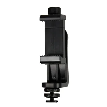1/4" Universal Tripod Mount Adapter with Smartphone Holder Clip for Photo Video Studio
1/4" Universal Tripod Mount Adapter with Smartphone Holder Clip for Photo Video Studio