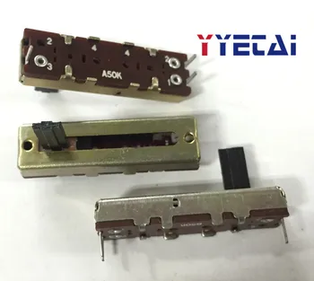 YongYeTai 3.5 cm sliding potentiometer single A50K shaft length 10MM mixer volume slide potentiometer 3 feet free shipping
YongYeTai 3.5 cm sliding potentiometer single A50K shaft length 10MM mixer volume slide potentiometer 3 feet free shipping