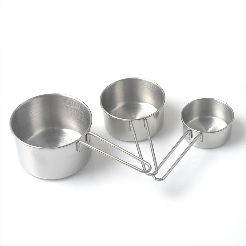 LISM Stainless Steel Measuring Cup 3 Piece Set Baking Tool Kitchen Tool Household Measuring Cup Measuring Spoon Set Wholesale
LISM Stainless Steel Measuring Cup 3 Piece Set Baking Tool Kitchen Tool Household Measuring Cup Measuring Spoon Set Wholesale