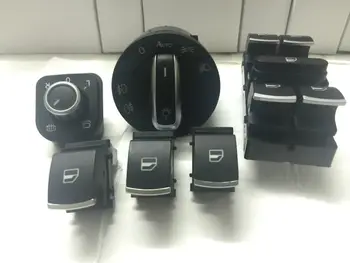 6pcs/Set Chrome Headlight Windows Mirror Switch Button 5ND959857 5ND941431B 5ND959565A 5ND959855 for VW Passat B6 Jetta Golf MK5
6pcs/Set Chrome Headlight Windows Mirror Switch Button 5ND959857 5ND941431B 5ND959565A 5ND959855 for VW Passat B6 Jetta Golf MK5