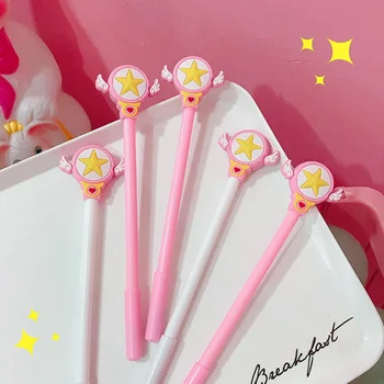 4 Pcs/set Cartoon Magic Star Scepter Gel Pen Signature Pen Escolar Papelaria School Office Supply Stationery Gift
4 Pcs/set Cartoon Magic Star Scepter Gel Pen Signature Pen Escolar Papelaria School Office Supply Stationery Gift