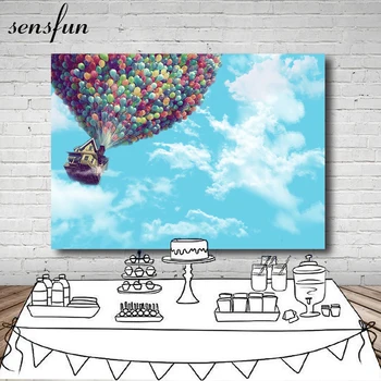 Blue Sky Clouds Colorful Hot Air Balloon Backdrop Invitate Celebrate Birthday Party Table Banner Backgrounds For Photo Studio
Blue Sky Clouds Colorful Hot Air Balloon Backdrop Invitate Celebrate Birthday Party Table Banner Backgrounds For Photo Studio