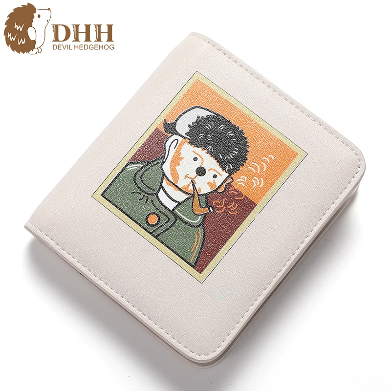 DHH Wallet Female Short Paragraph Korean Version of the Two Folds Personality Cute Retro Wallet Ms. Multi-function Wallet
DHH Wallet Female Short Paragraph Korean Version of the Two Folds Personality Cute Retro Wallet Ms. Multi-function Wallet