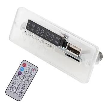 DC 7V-12V LED MP3 Audio Decoder Board 4.2 Bluetooth Decoder with Remote Control Support TF Card for Decoding Information Source
DC 7V-12V LED MP3 Audio Decoder Board 4.2 Bluetooth Decoder with Remote Control Support TF Card for Decoding Information Source