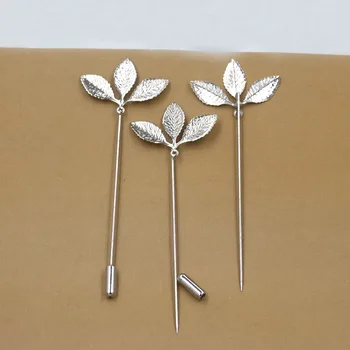 Blank Brooch Pins Hat Pins w/ Stopper 31x23mm Filigree Leaf Bases Settings DIY Findings Rhodium tone Plated Brass Safety-pin
Blank Brooch Pins Hat Pins w/ Stopper 31x23mm Filigree Leaf Bases Settings DIY Findings Rhodium tone Plated Brass Safety-pin