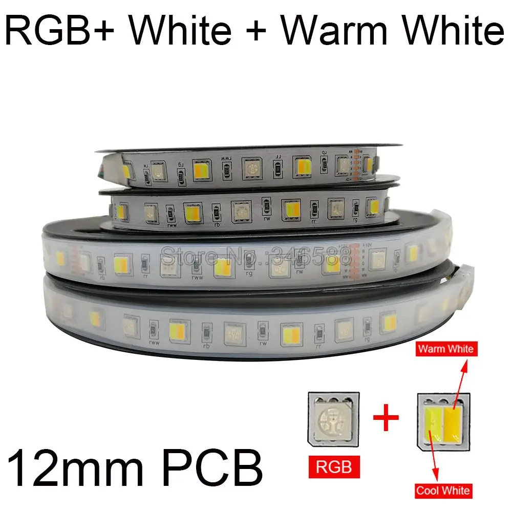 5m RGB+CCT LED Strip RGB + CW+WW 2 in 1 5050 SMD Led Tape Led Stripe Bar Light String Holiday Decoration Lights 12V 24V 12mm PCB
5m RGB+CCT LED Strip RGB + CW+WW 2 in 1 5050 SMD Led Tape Led Stripe Bar Light String Holiday Decoration Lights 12V 24V 12mm PCB