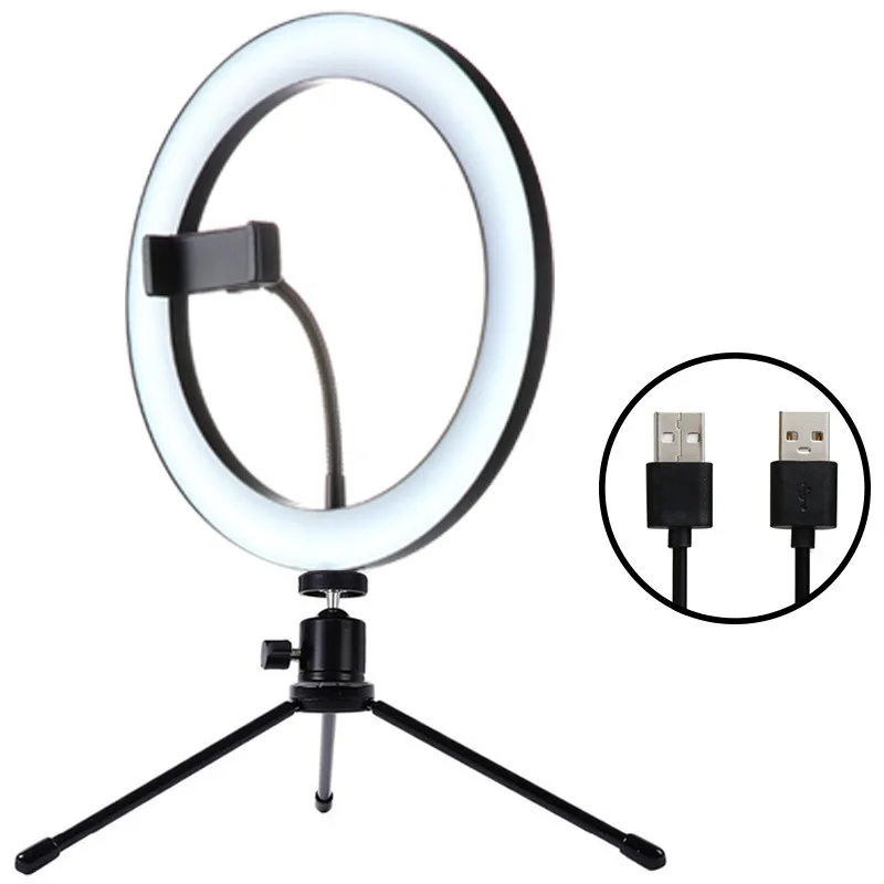 Tycipy 26cm Studio Ring Light LED Photography Photo Camera Lights with Table Metal Tripod Holder for Smartphone Vlog Selfie
Tycipy 26cm Studio Ring Light LED Photography Photo Camera Lights with Table Metal Tripod Holder for Smartphone Vlog Selfie