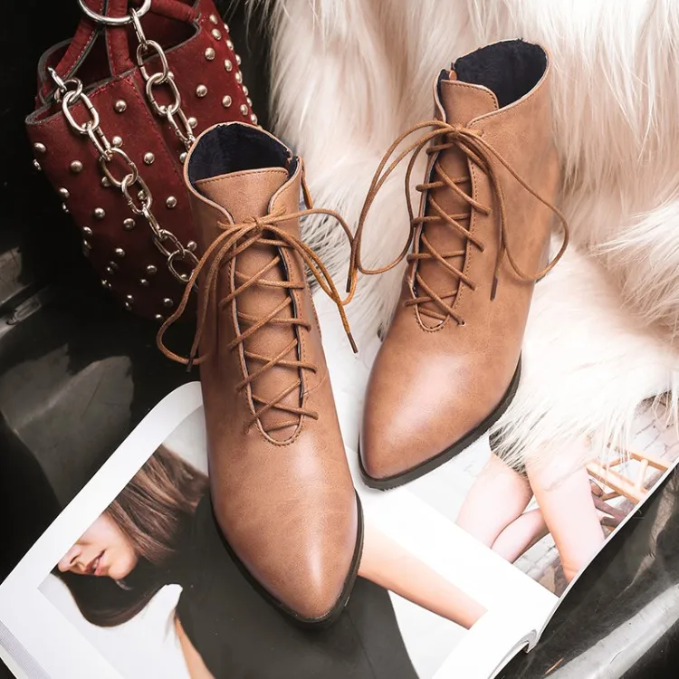 Big Size 9 10 11-16 boots women shoes ankle boots for women ladies boots Cross strap side zipper tip
Big Size 9 10 11-16 boots women shoes ankle boots for women ladies boots Cross strap side zipper tip