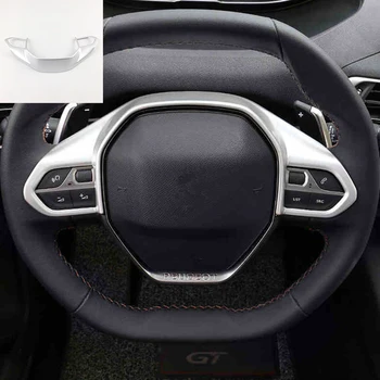 For Peugeot 3008 3008GT 4008 5008 2017 ABS Matte Car Steering Wheel Cover Trim car styling accessories 1PCS
For Peugeot 3008 3008GT 4008 5008 2017 ABS Matte Car Steering Wheel Cover Trim car styling accessories 1PCS