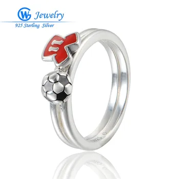 Rings separable Football & T-Shirt Design 925 Sterling Silver Jewelry Silver sports Rings For Lovers GW Jewelry RIPY058 H20
Rings separable Football & T-Shirt Design 925 Sterling Silver Jewelry Silver sports Rings For Lovers GW Jewelry RIPY058 H20