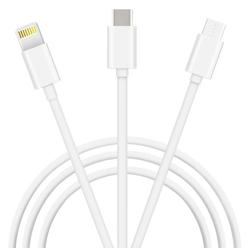 Meiyi M31 0 7 M Micro Type C USB кабель для Iphone 8 6s 6 plus se Samsung Xiaomi Huawei Nokia LeTV Tablet 3 в 1 кабельные