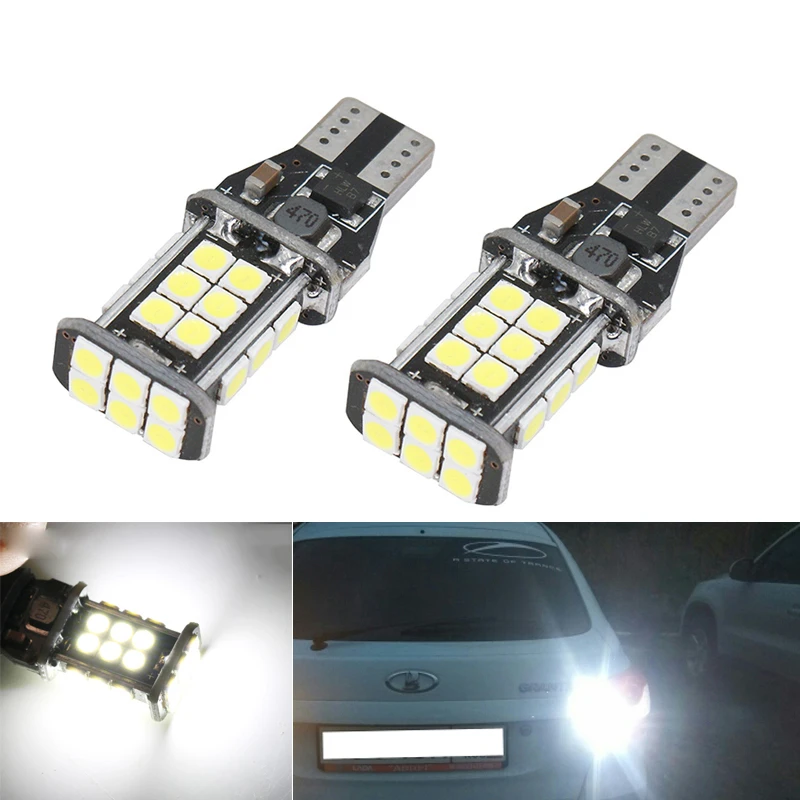 2pcs W16W LED CANBUS T15 Car Backup Reverse Light OBC No Error Signal Lamp for Lada Granta Niva Priora Kalina Xray Vesta
2pcs W16W LED CANBUS T15 Car Backup Reverse Light OBC No Error Signal Lamp for Lada Granta Niva Priora Kalina Xray Vesta