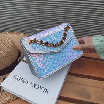 Simple Luxury Sequins Shoulder Messenger Bags 2019 New Fashion Flap Square Bag for Women Fashion Casual Leather Crossbody Bags
Simple Luxury Sequins Shoulder Messenger Bags 2019 New Fashion Flap Square Bag for Women Fashion Casual Leather Crossbody Bags