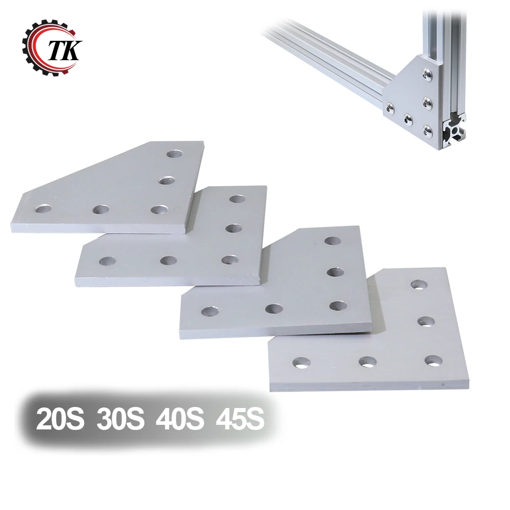 5 Hole 90 Degree Joint Board Plate Corner Angle Bracket Joint Strip for Aluminum Profile 2020 3030 4040 4545 with 5 holes
5 Hole 90 Degree Joint Board Plate Corner Angle Bracket Joint Strip for Aluminum Profile 2020 3030 4040 4545 with 5 holes