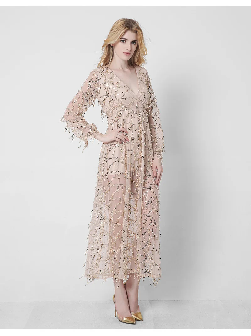 2017 Summer Beach Party Elegant Dresses High Quality Sexy Off Sequin Tassel Dress Vintage Elegant V Collar Dresses
2017 Summer Beach Party Elegant Dresses High Quality Sexy Off Sequin Tassel Dress Vintage Elegant V Collar Dresses