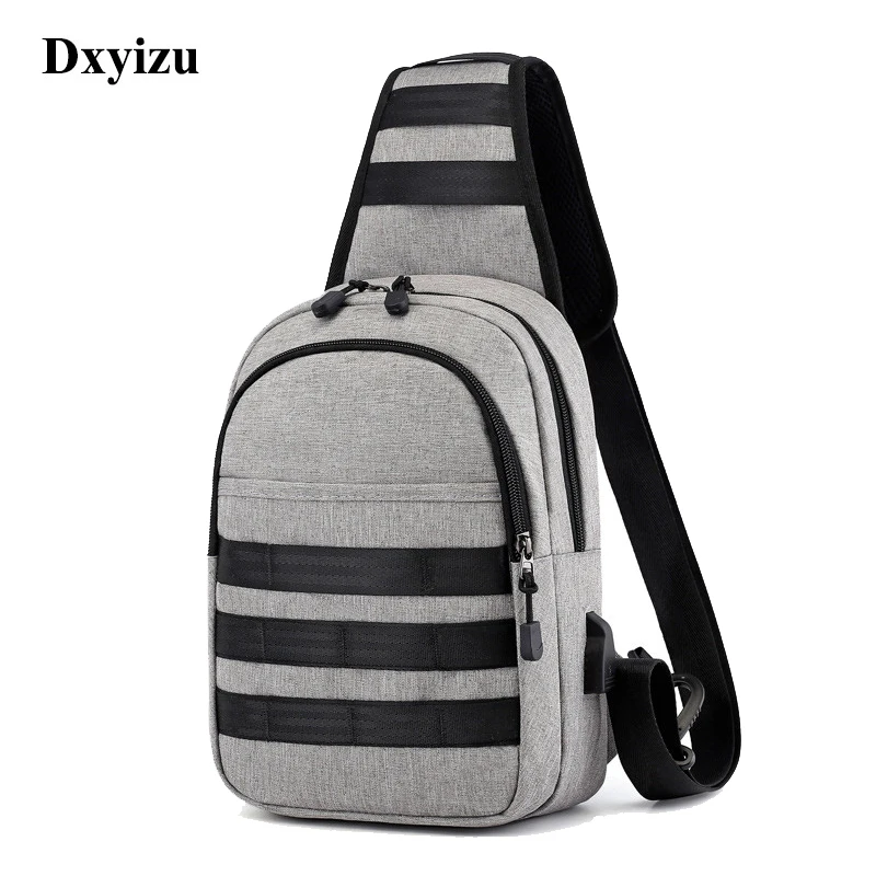 2019 New Male Sling Chest Bag Small Crossbody Bags for Men Casual Travel Shoulder Bag Waterproof USB Charge Messenger Bag Pack
2019 New Male Sling Chest Bag Small Crossbody Bags for Men Casual Travel Shoulder Bag Waterproof USB Charge Messenger Bag Pack