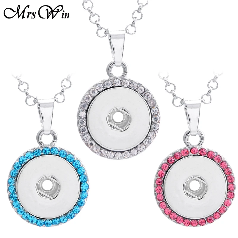 Mrs Win Snap Jewelry DIY Crystal Round Snap Button Pendants for Women GIrls fit 18mm Snaps Valentine's Day Gift
Mrs Win Snap Jewelry DIY Crystal Round Snap Button Pendants for Women GIrls fit 18mm Snaps Valentine's Day Gift