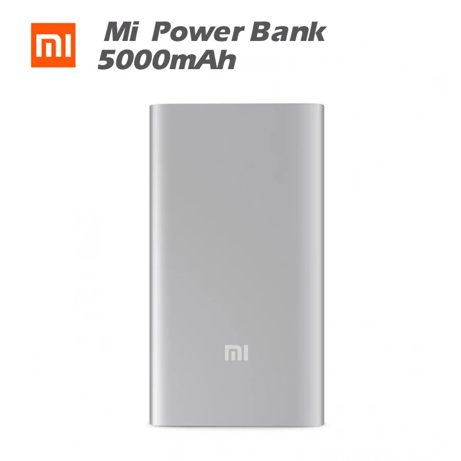 Оригинальный внешний аккумулятор Xiaomi на 5000 мАч ультратонкое портативное