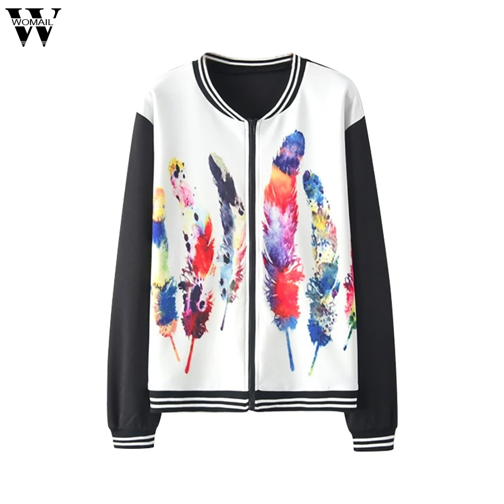 Womail Sweatshirts Women's Fashion Pullover jacket Feather Print Autumn Zipper Sweatshirt Regular Women Hoodies Sweatshirt S-XL
Womail Sweatshirts Women's Fashion Pullover jacket Feather Print Autumn Zipper Sweatshirt Regular Women Hoodies Sweatshirt S-XL